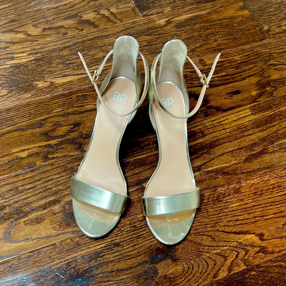 Gold sandals